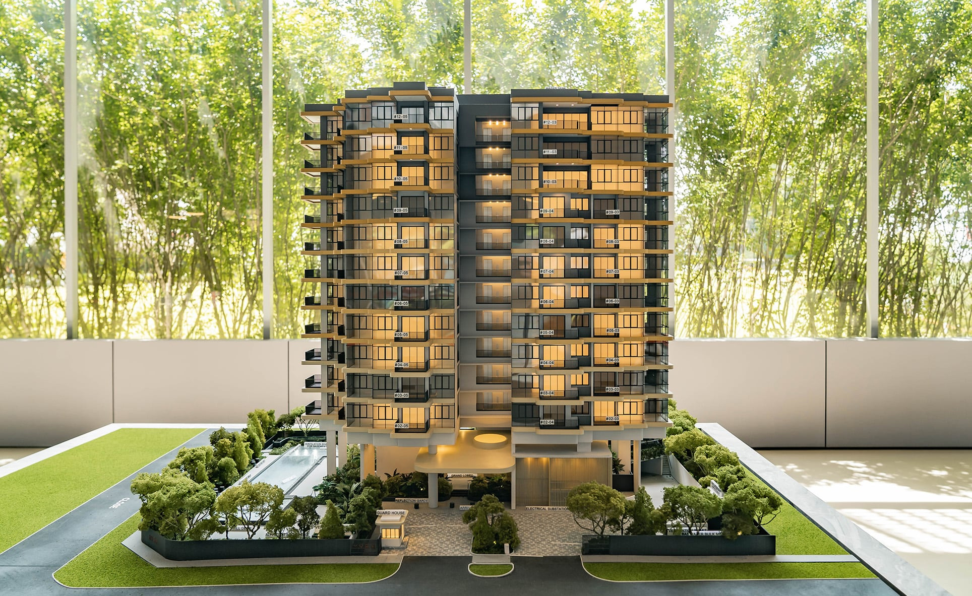 Myra Condo stands 12-storey tall and comprises of only 85 residential units ranging from 1 to 4-bedroom apartments.